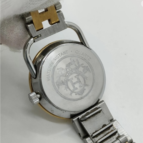 Hermès Gold and Silver Women's Watch Arceau - Picture 5 of 6